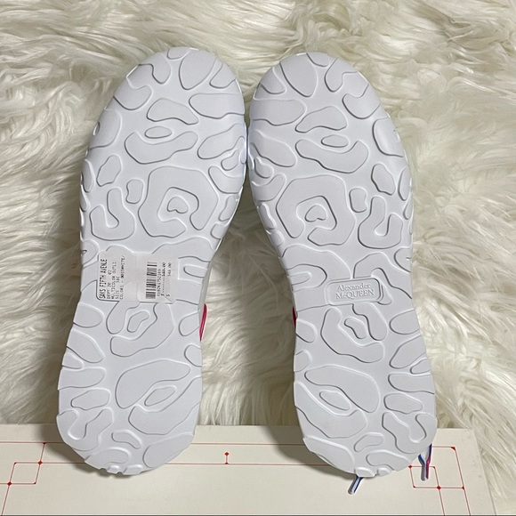 ‼️SOLD‼️Alexander McQueen Multicolor Outline Court Sneakers 38 - Picture 6 of 10